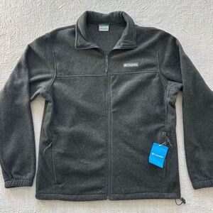 Columbia Gray Lightweight Fleece Jacket